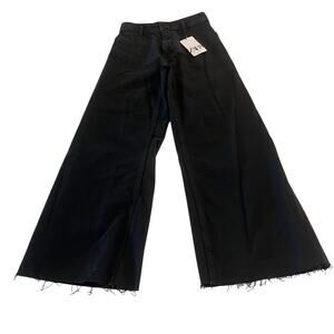 Zara Black Straight Leg Jeans